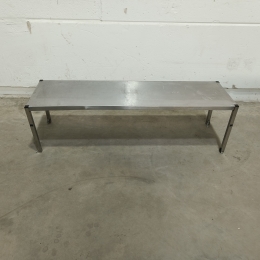 Stainless steel chef's rack - 140x40x40 cm
